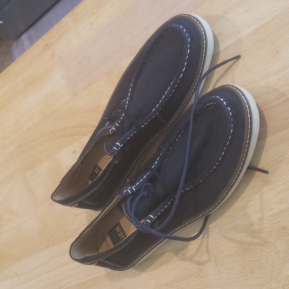 Johnson and Murphy McGuffey Two-Eye Navy Canvas